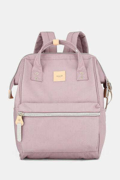 Himawari Water Resistant Canvas Backpack Bag with Side Pockets-12
