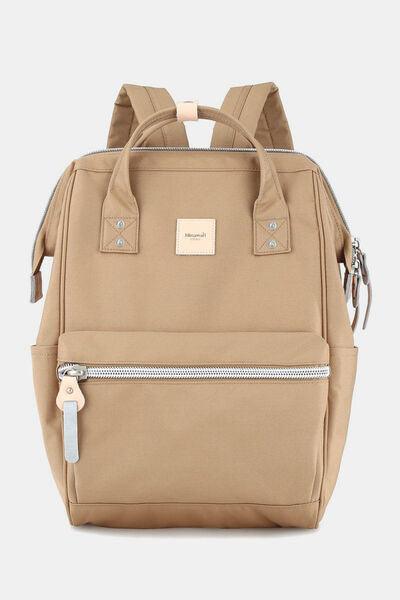 Himawari Water Resistant Canvas Backpack Bag with Side Pockets-18