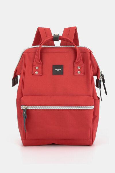 Himawari Water Resistant Canvas Backpack Bag with Side Pockets-11