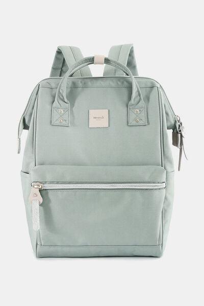 Himawari Water Resistant Canvas Backpack Bag with Side Pockets-14
