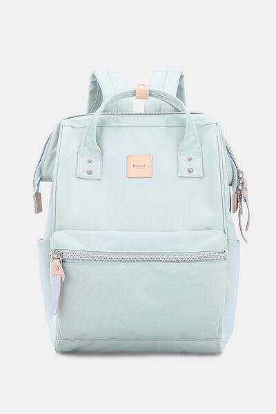 Himawari Water Resistant Canvas Backpack Bag with Side Pockets-17