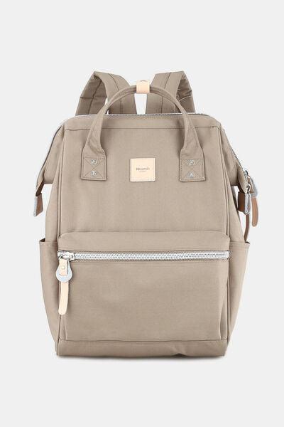 Himawari Water Resistant Canvas Backpack Bag with Side Pockets-19