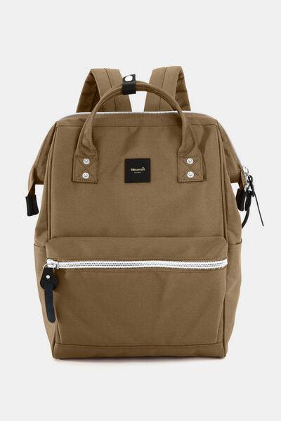 Himawari Water Resistant Canvas Backpack Bag with Side Pockets-20